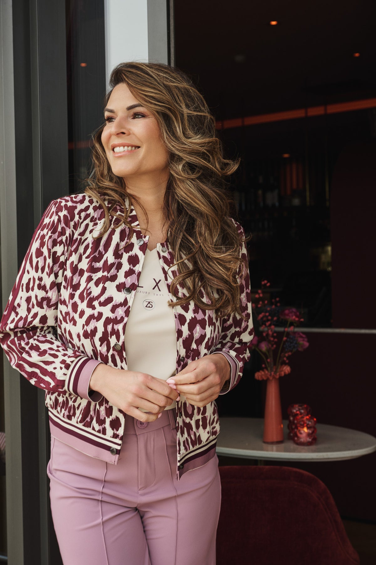 Nicoline | mauve-bordeaux