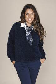 Monica | marineblau